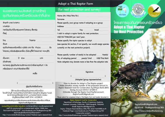 nest protection, adopt a raptor, อุปถัมภ์ครอบครัวเหยี่ยว